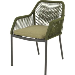 Lesli Living bistrostoel Akita – groen – 56x62x81cm