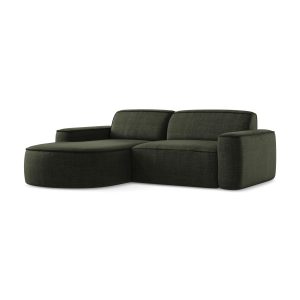 LaMiaSofa hoekbank links Melissa – textuurstof – olijf – 224x166x70 LaMiaSofa hoekbank links Melissa – textuurstof – olijf – 224x166x70