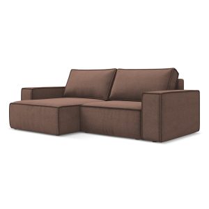 LaMiaSofa hoekbank links Livorno – textuurstof – poederroze – 257x148x LaMiaSofa hoekbank links Livorno – textuurstof – poederroze – 257x148x