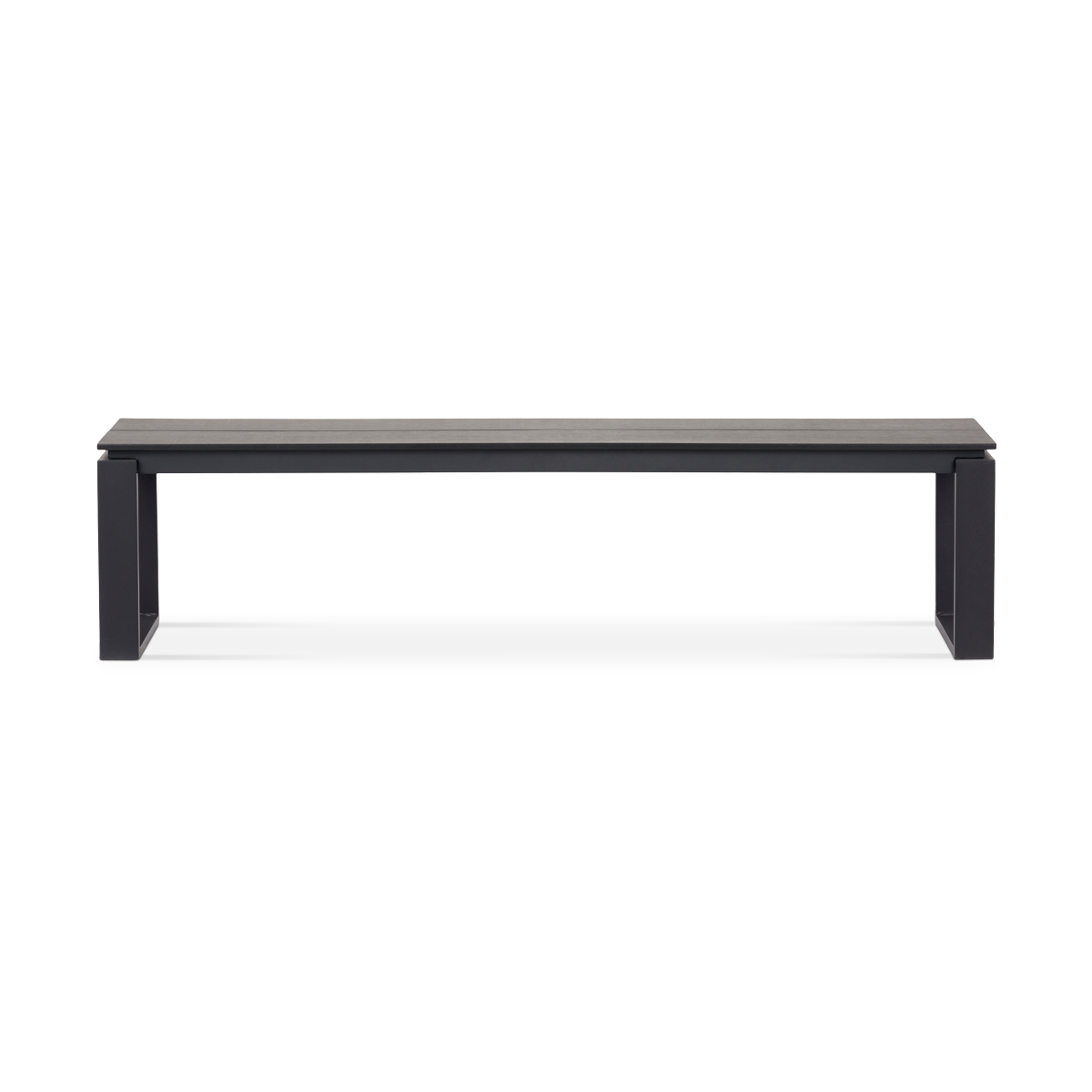 Lisomme Abel tuinbank zwart - 180 x 43 cm