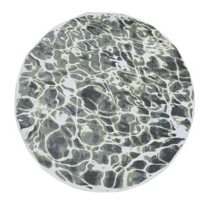 Louis De Poortere vloerkleed River – groen – 140x140cm