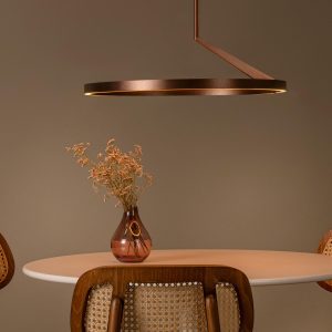 Lucide hanglamp APPLAUSE – Geïntegreerde LED – Koffie Lucide hanglamp APPLAUSE – Geïntegreerde LED – Koffie