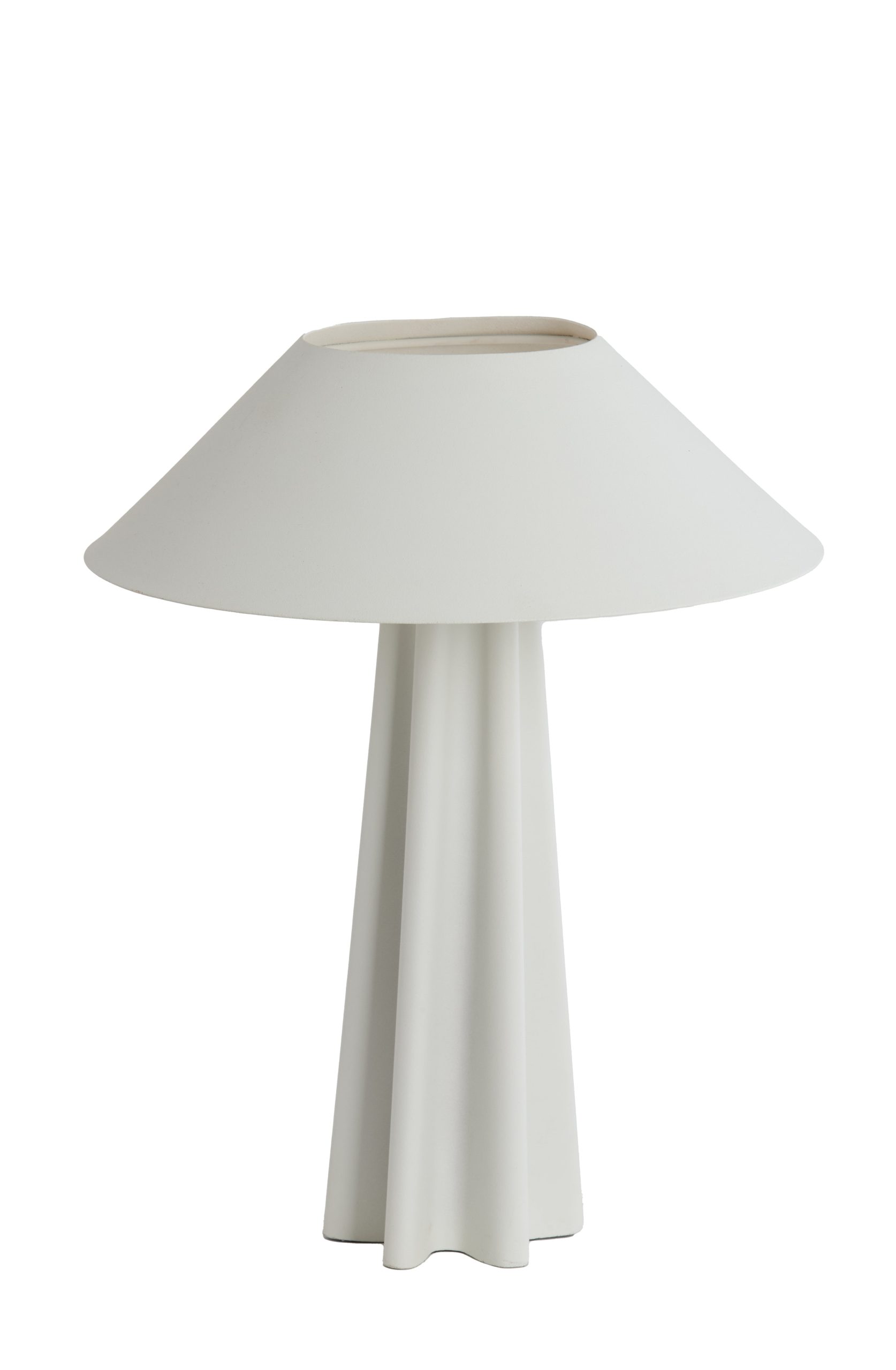 Light & Living tafellamp CUKAI - wit - Ø38x49cm