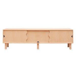 Naan Furniture TV meubel Malaret – Natuurlijk grenen ongelakt – 3 deur Naan Furniture TV meubel Malaret – Natuurlijk grenen ongelakt – 3 deur