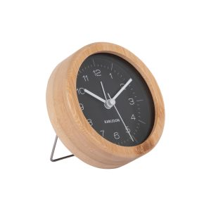 Karlsson wekker Neat Round – zwart – 10x10x10cm – Vaderdag – Vaderdagc Karlsson wekker Neat Round – zwart – 10x10x10cm – Vaderdag – Vaderdagc
