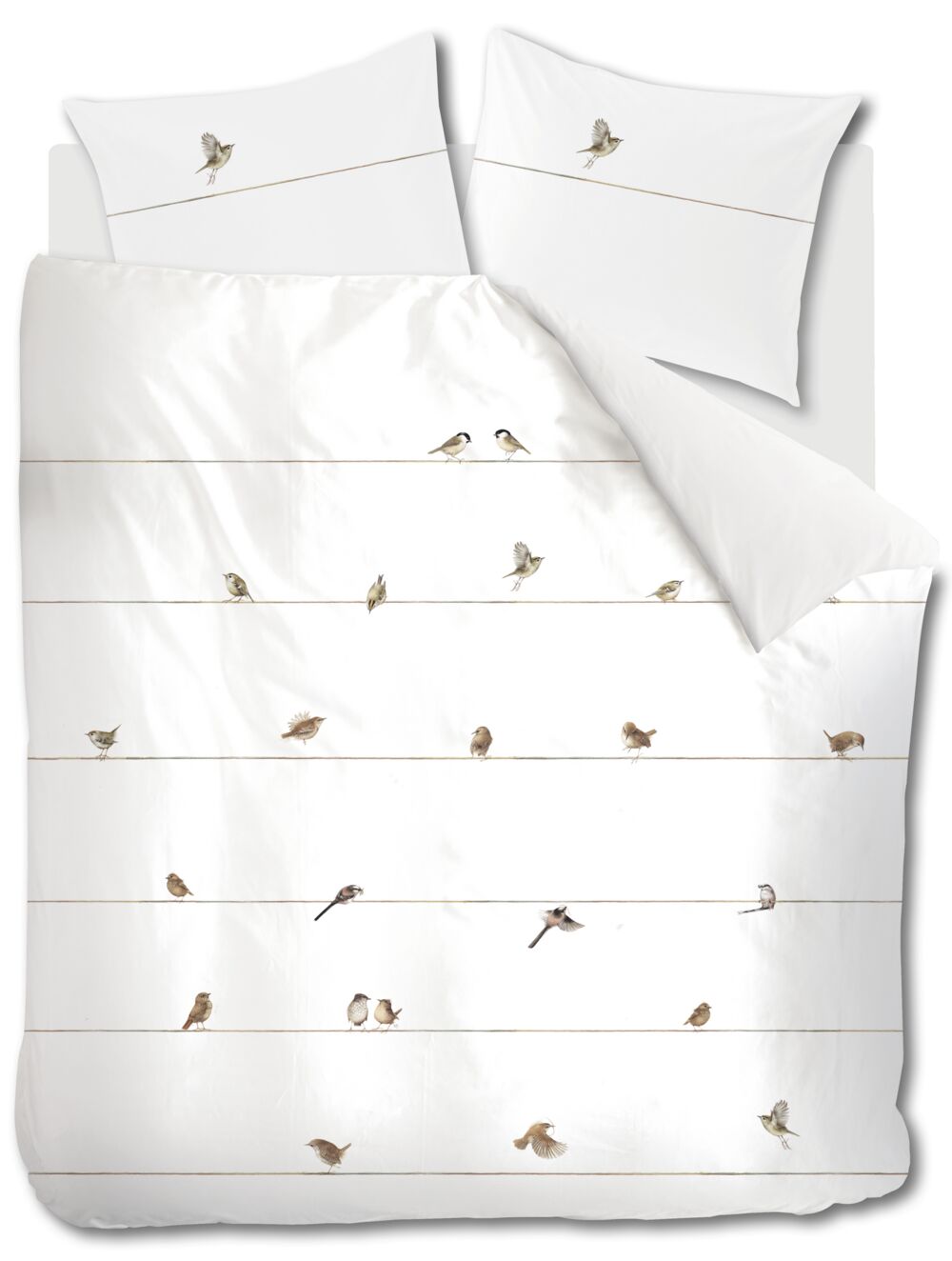 Marjolein Bastin Dekbedovertrek Gathering - 200 x 200/220 cm - Naturel