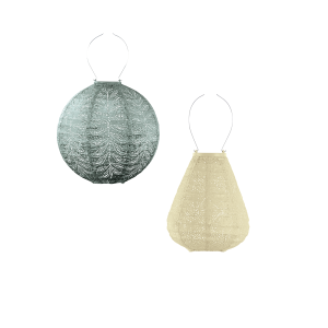 Lumiz solar lampion – goudsbloem set – 2 stuks Lumiz solar lampion – goudsbloem set – 2 stuks