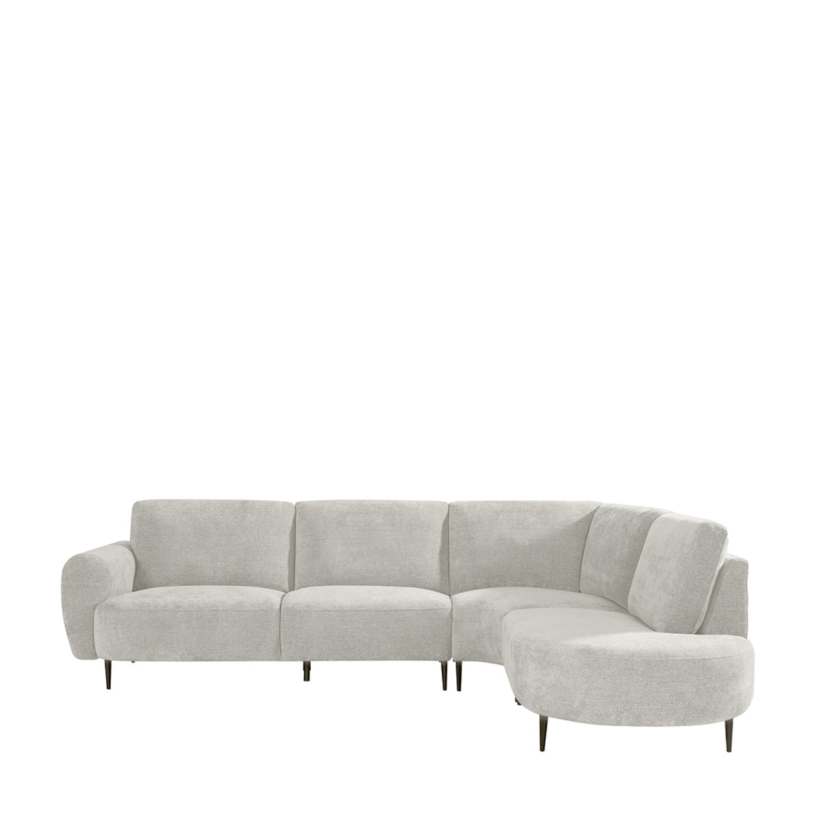 LABEL51 Hoekbank Milano Rechts - Naturel Stof - 300x232x72cm