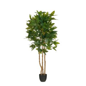 Mica Decorations Vingerplant Kunstplant in Bloempot – H150 x Ø70 cm – Mica Decorations Vingerplant Kunstplant in Bloempot – H150 x Ø70 cm –