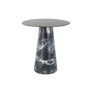 Leitmotiv bijzettafel Mosaic Marble High – zwart – 40x40x42cm Leitmotiv bijzettafel Mosaic Marble High – zwart – 40x40x42cm
