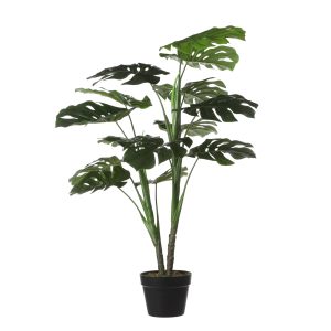 Mica Decorations Monstera Kunstplant – H100 x Ø70 cm – Groen Mica Decorations Monstera Kunstplant – H100 x Ø70 cm – Groen