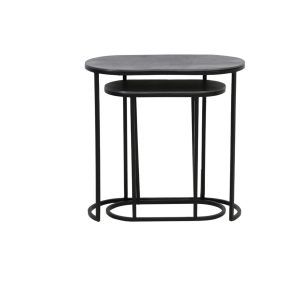 Light & Living bijzettafel BOCOV – zwart – 53x26x53cm Light & Living bijzettafel BOCOV – zwart – 53x26x53cm
