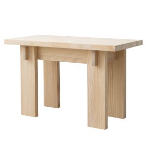 Naan Furniture Bankje klein Begur – Massief natuurlijk hout gelakt – 7 Naan Furniture Bankje klein Begur – Massief natuurlijk hout gelakt – 7