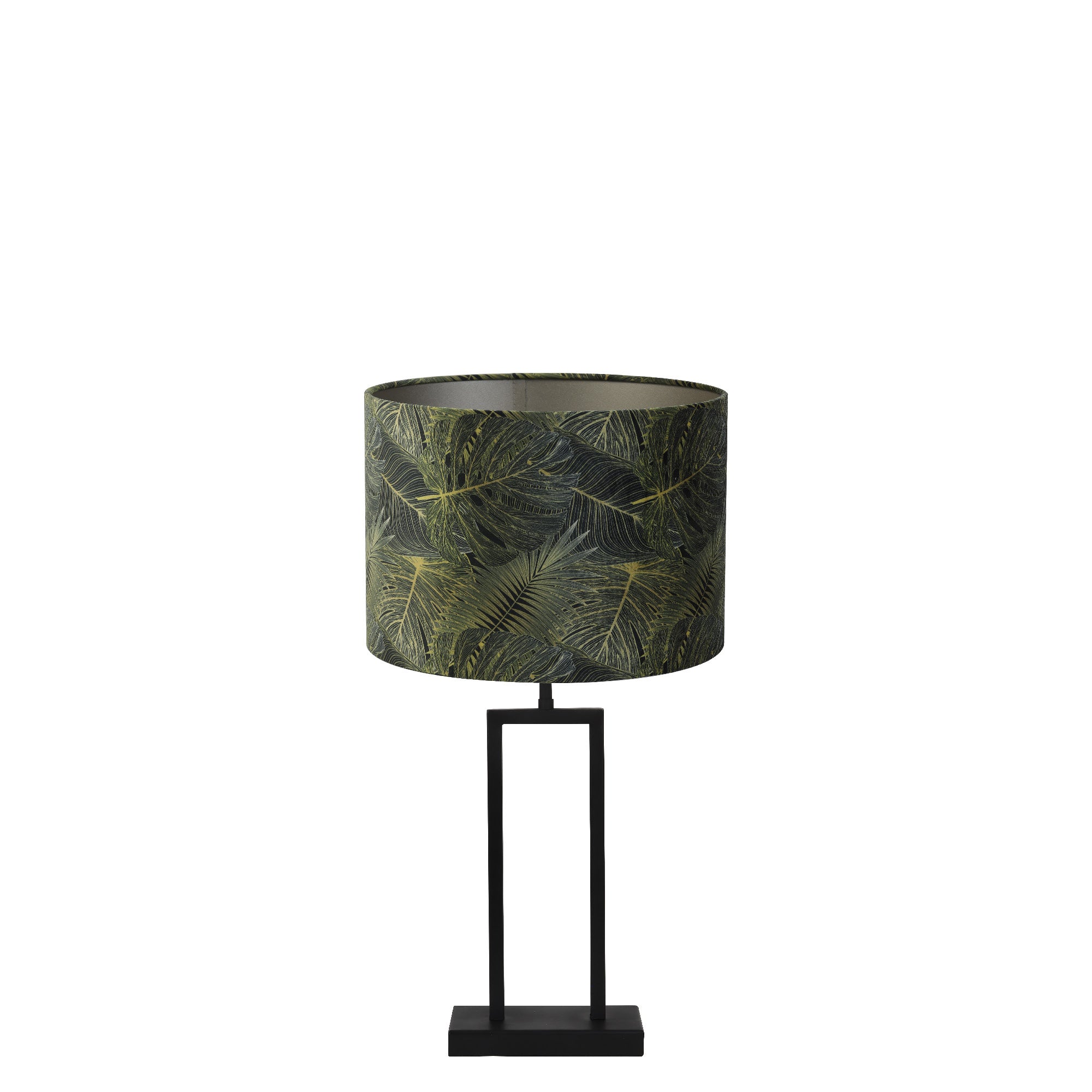 Light & Living tafellamp Shiva/Amazone - zwart, donkergroen - 30x30x62