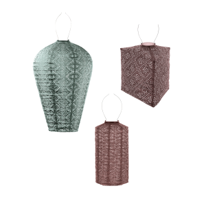 Lumiz solar lampion – monaco set- 3 stuks Lumiz solar lampion – monaco set- 3 stuks