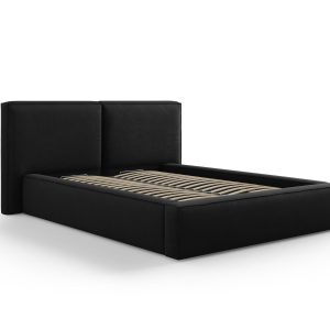 Micadoni Opbergbed met hoofdeinde Jodie 140x200cm, structurele stof, z Micadoni Opbergbed met hoofdeinde Jodie 140x200cm, structurele stof, z