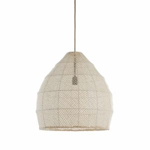 Light & Living hanglamp Makassar – wit – Ø50cm Light & Living hanglamp Makassar – wit – Ø50cm