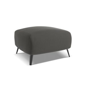 LaMiaSofa Poef Genova – velours – staal – 65x65x44 LaMiaSofa Poef Genova – velours – staal – 65x65x44