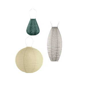 Lumiz solar lampion – giverny set – 3 stuks Lumiz solar lampion – giverny set – 3 stuks