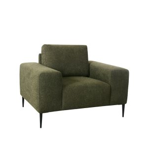 LABEL51 Fauteuil Ferraro – Donkergroen Bouclé – 112x88x85cm LABEL51 Fauteuil Ferraro – Donkergroen Bouclé – 112x88x85cm
