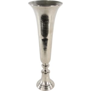 Lesli Living vaas Brush – zilver – Ø19x55cm Lesli Living vaas Brush – zilver – Ø19x55cm