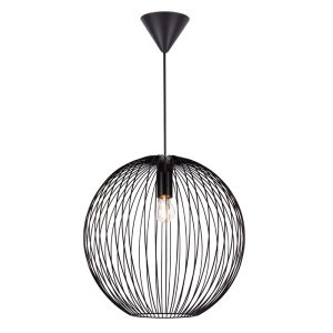 Nordlux Beroni Hanglamp – Ø45cm – E27 – Zwart Nordlux Beroni Hanglamp – Ø45cm – E27 – Zwart