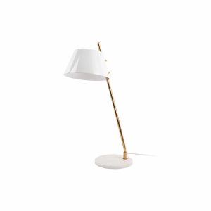 Leitmotiv tafellamp Savvy – wit – 19x33x53cm Leitmotiv tafellamp Savvy – wit – 19x33x53cm