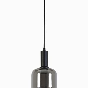 Light & Living hanglamp LEKAR – Ø21x37cm – grijs Light & Living hanglamp LEKAR – Ø21x37cm – grijs