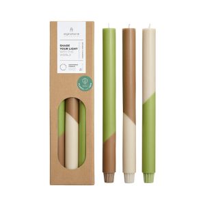 Originalhome dinerkaarsen diagonaal Fall – 30 cm – set van 3 Originalhome dinerkaarsen diagonaal Fall – 30 cm – set van 3