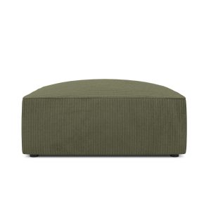 Micadoni Poef Ruby ribfluwelen, groente – 93x93x40cm Micadoni Poef Ruby ribfluwelen, groente – 93x93x40cm