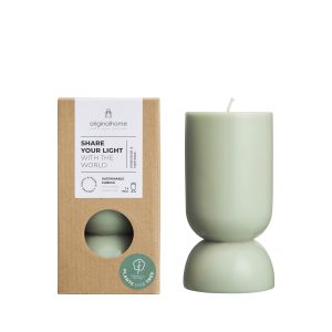 Originalhome kaars organische vorm – groen – S Originalhome kaars organische vorm – groen – S