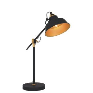 Mexlite tafellamp nove – 1 lichts – 40x 75 cm – zwart Mexlite tafellamp nove – 1 lichts – 40x 75 cm – zwart
