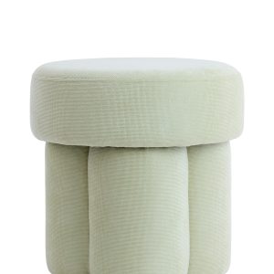 Light & Living poef CURTEA – Ø42x43cm – groen Light & Living poef CURTEA – Ø42x43cm – groen