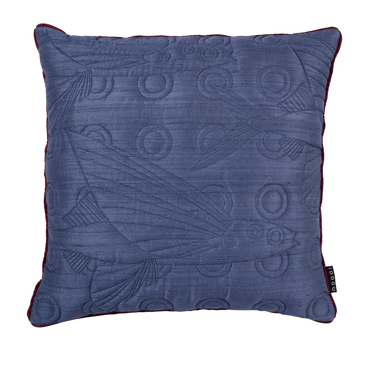 MOOOI decoratiekussen Flying Coral Fish - 50x50 / 20x20 Inch cm - blau
