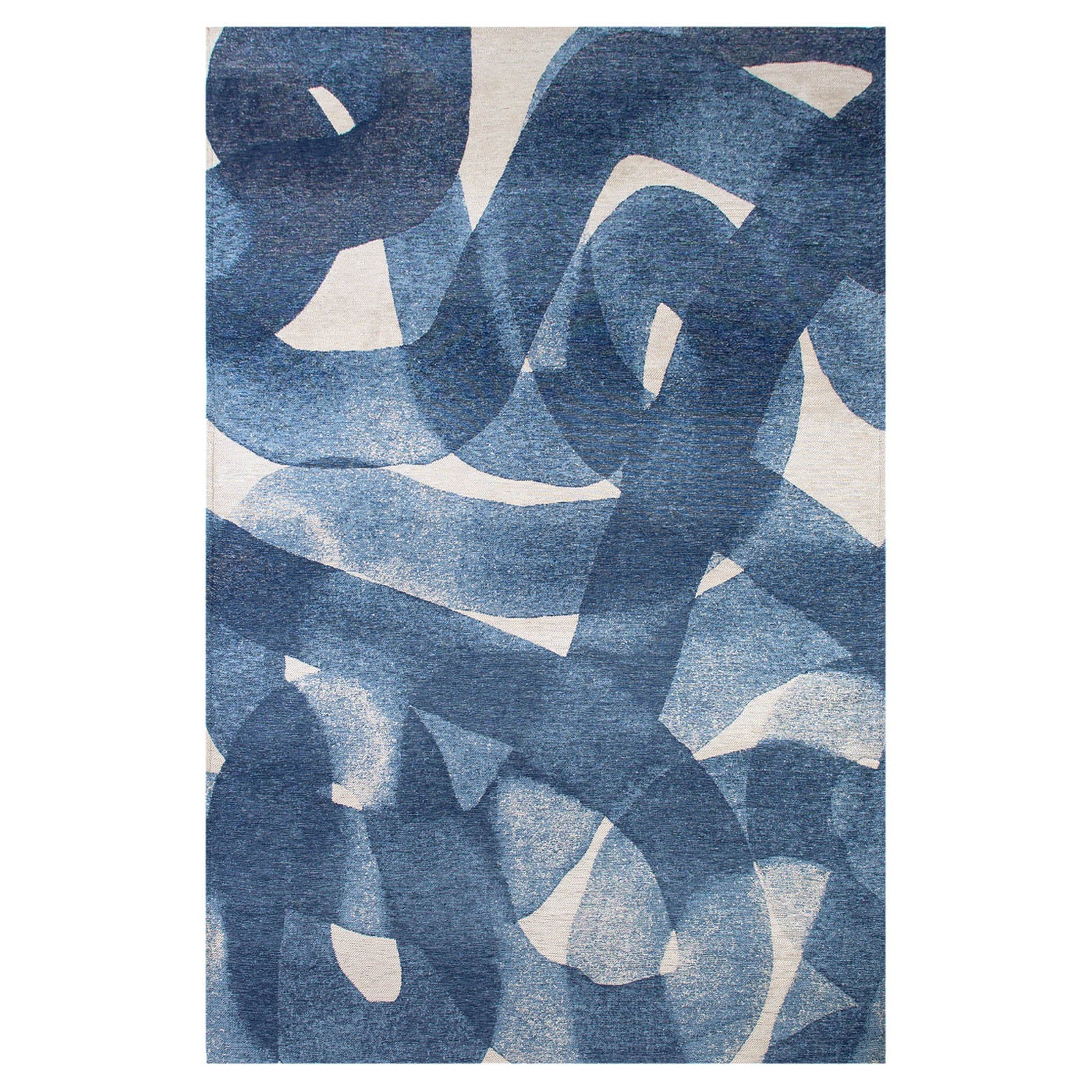 Lola&Moi vloerkleed Ink - blauw - 240x340cm