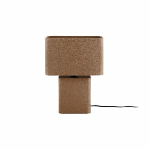 Leitmotiv tafellamp Boaz Recto – bruin – 24x14x33cm Leitmotiv tafellamp Boaz Recto – bruin – 24x14x33cm
