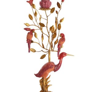 Light & Living kandelaar HERON – 22x11x44cm – rood Light & Living kandelaar HERON – 22x11x44cm – rood