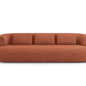 Micadoni Bank Jenny 4-zits, boucle, baksteen – 90x226x73cm Micadoni Bank Jenny 4-zits, boucle, baksteen – 90x226x73cm