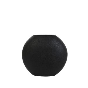 Light & Living vaas Rayskin – zwart – 40x14x36cm Light & Living vaas Rayskin – zwart – 40x14x36cm