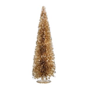 Mica Decorations Decoratie boom champagne – h60xd19cm Mica Decorations Decoratie boom champagne – h60xd19cm