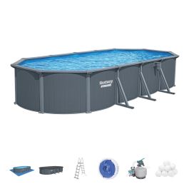 Bestway Hydrium metalen zwembad 732 x 366 x 132 cm