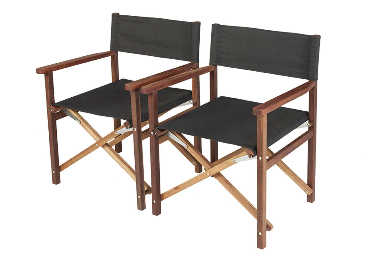 MaximaVida regisseursstoel XXL Cannes zwart 2 stuks- uit exclusief mah