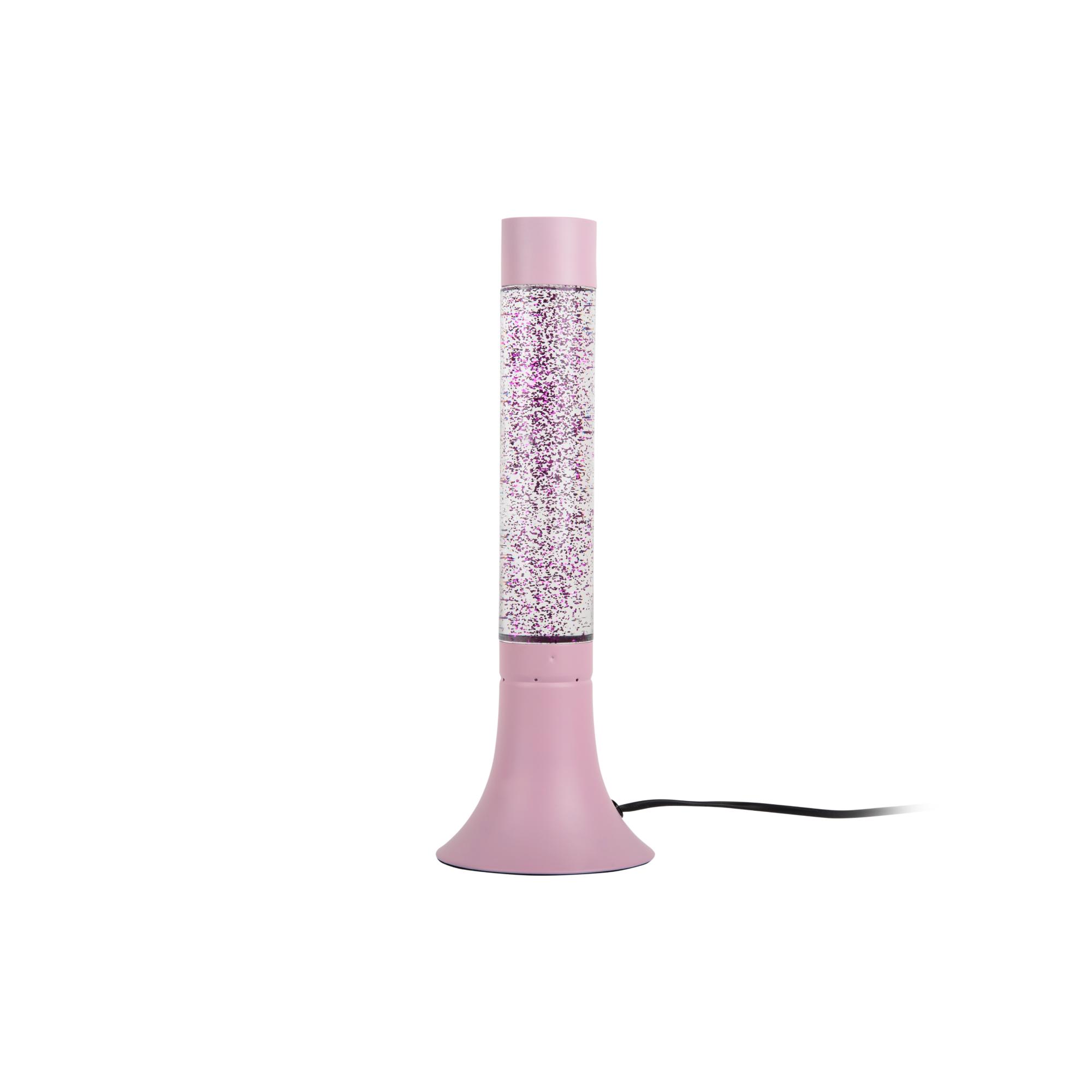 Leitmotiv tafellamp Astro Glitter - roze - Ø13cm
