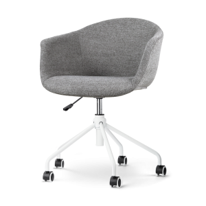 Nolon Nout-Otis Bureaustoel Donkergrijs – Armleuningen – Wit Nolon Nout-Otis Bureaustoel Donkergrijs – Armleuningen – Wit