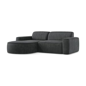 LaMiaSofa hoekbank links Melissa – chenille stof – donkergrijs – 224×1 LaMiaSofa hoekbank links Melissa – chenille stof – donkergrijs – 224×1