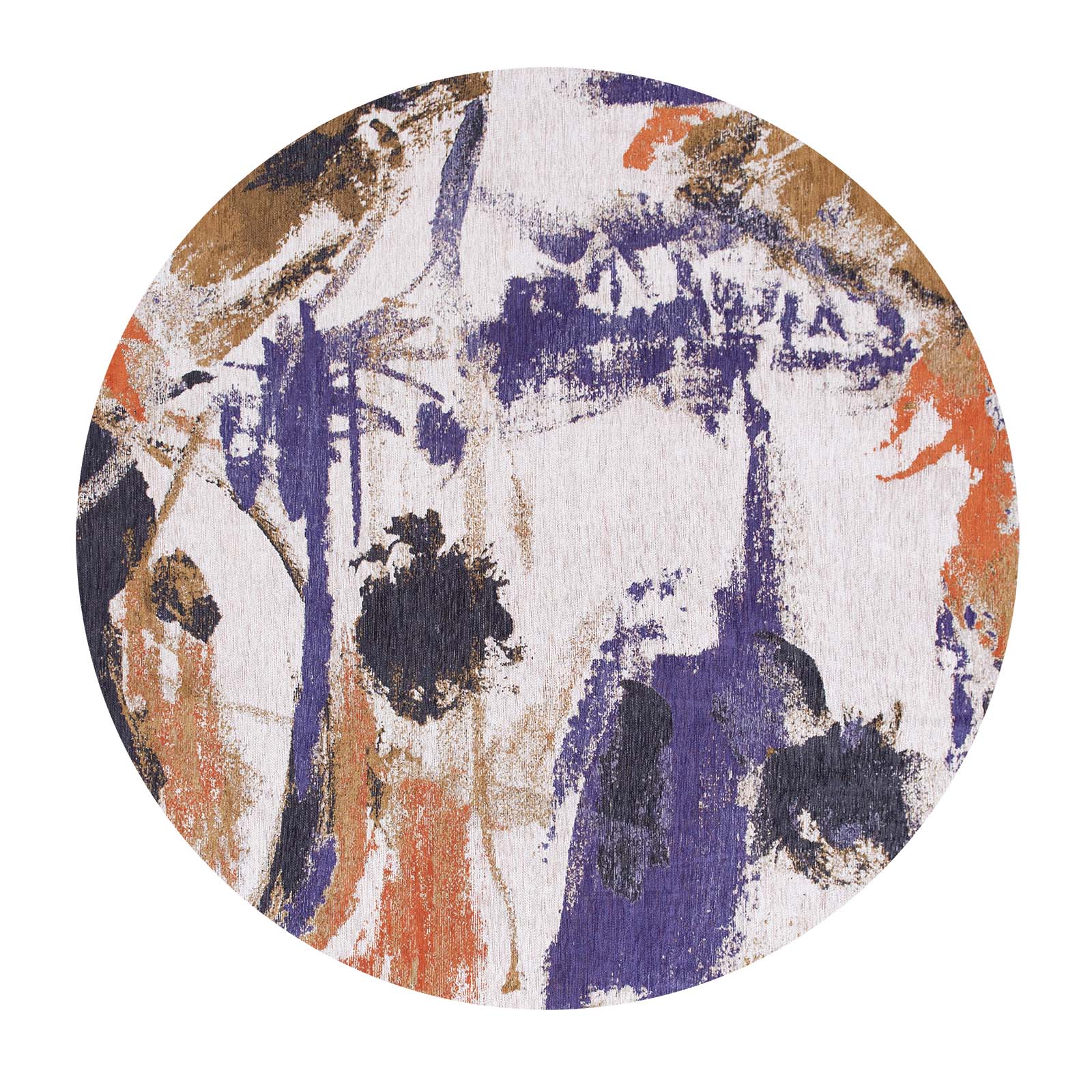 Outlet vloerkleed Purple Game - multicolor - 240x240cm