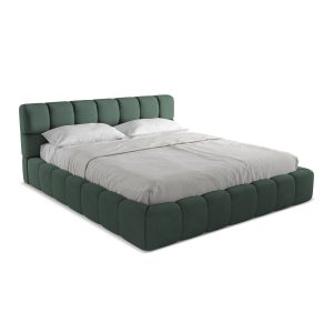 LaMiaSofa Bed met opbergruimte Roma – chenille stof – groente – 200×22 LaMiaSofa Bed met opbergruimte Roma – chenille stof – groente – 200×22