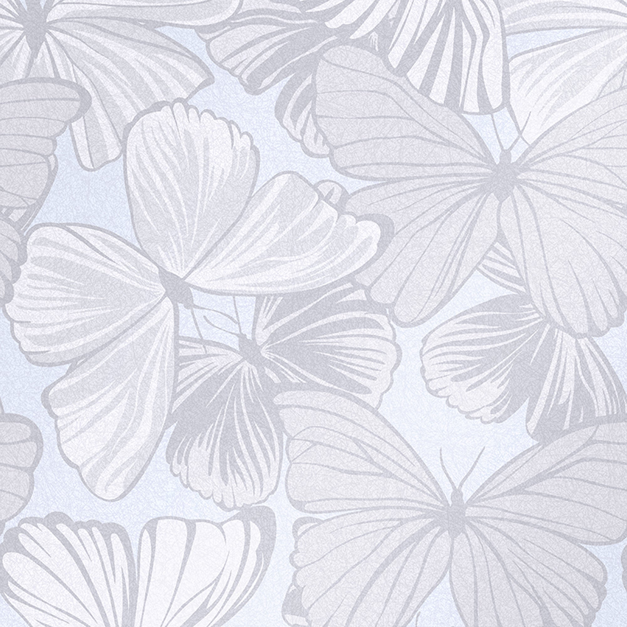 Laura Ashley Vliesbehang - Butterfly Garden Sugared Grey - Grijs - 10m