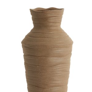 Light & Living vaas GRECCIO – Ø15x28cm – bruin Light & Living vaas GRECCIO – Ø15x28cm – bruin