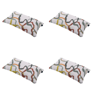 Madison sierkussen Blaze – multikleur – 30x50x10cm – set van 4 Madison sierkussen Blaze – multikleur – 30x50x10cm – set van 4